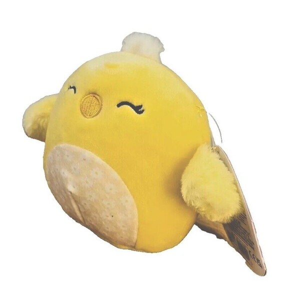 Squishmallows Aimee Chick Floral Flower Belly 2024 Easter Squad 5" Plush, New - Picture 2 of 11